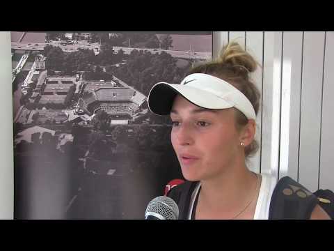 Anastasia Detiuc po porážce v 1. kole ITF Praha