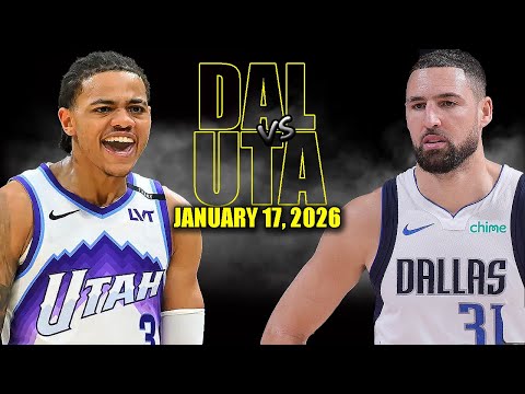 Dallas Mavericks vs Utah Jazz Full Game Highlights - January 17, 2026 | NBA Season