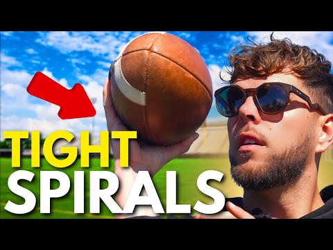 How to Throw The Perfect Spiral (FOR BEGINNERS)