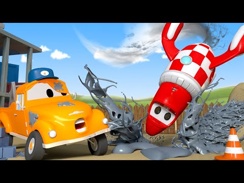 Rocky die Rakete - Toms Autowaschanlage in Car City 💧 Cartoons für Kinder