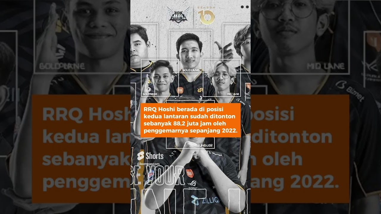 Tim Esports Indonesia Masuk 10 Terpopuler Dunia 2022