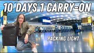 pack with me | flying with under 7kg carry-on ONLY |