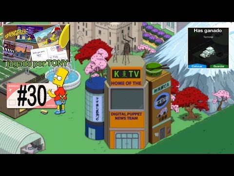 Los Simpson Springfield "Destino Spfld, Cap. 30 - El edificio de KTV y otra Terminal" por Tony