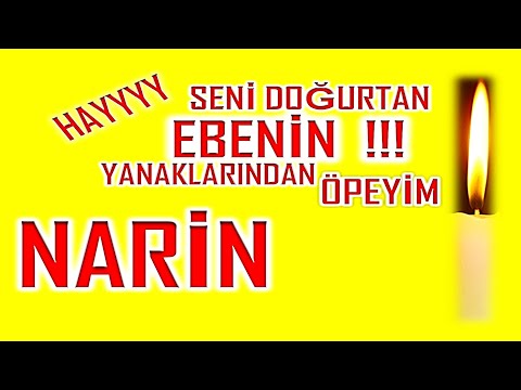 İyi ki Doğdun Narin İsme Özel Komik Doğum Günü Şarkısı
