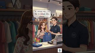 💬 Returning a Dress in English | Easy Store Conversation for Beginners #englishconversation