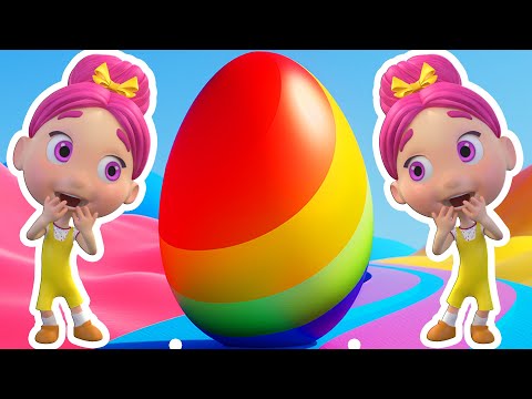 Leo explores colorful surprise eggs at the farm | Leo Kids Songs & Nursery Rhymes