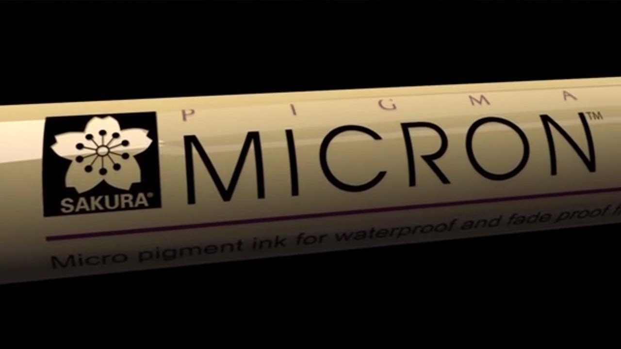 Набор капиллярных ручек Sakura "PIGMA MICRON" 6 шт 0.25мм цвета ассорти видео
