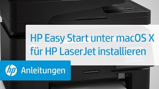 Installieren von HP Easy Start auf HP LaserJet-Druckern unter Mac OS X