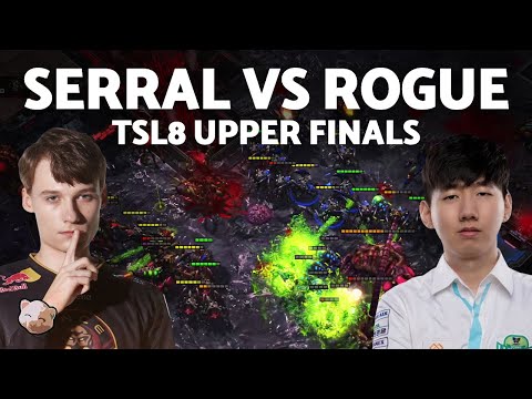 Serral vs Rogue - Fake Drone Mindgames! | TSL8 Upper Bracket Finals (Bo7 ZvZ) - StarCraft 2