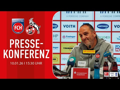 Die Pressekonferenz vor dem Spiel gegen den 1. FC Köln