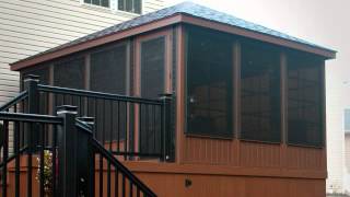 The Augusta - Maintenance-free Vinyl Square and Rectangular Gazebos