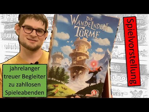 Die wandelnden Türme (Abacus Spiele 2022) - Rezension - spannendes Familienspiel