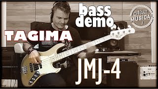 Video thumbnail for Tagima JMJ4 Jazz Bass - Contrabaixo 4 Cordas by BassTube