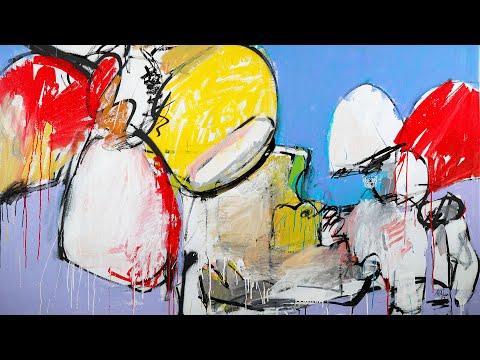 painter Francesco D'Adamo - The Broker, 2023 (Abstract Expressionism, Lyrical Abstraction)