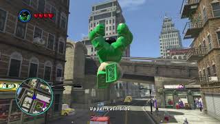 LEGO MARVEL Super Heroes Hulk Free roam/gameplay