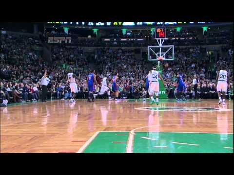 Kevin Garnett 3pointer vs Knicks