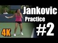 Jelena Jankovic In 4k Practice 2 Western Southern Open 2014