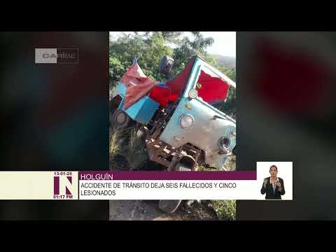 Cuba: Accidente masivo en carretera de Moa-Baracoa