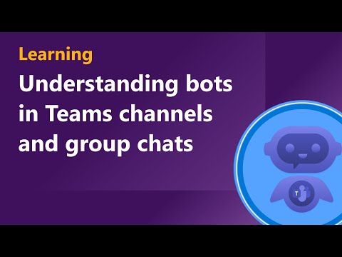 Understanding bots in Microsoft Teams channels and group chats