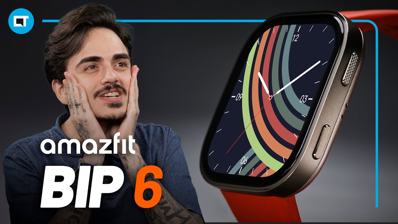 Miniatura da avaliação em vídeo de Smartwatch Amazfit 68 Preto