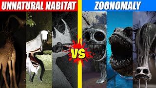 Unnatural Habitat vs Zoonomaly Monsters Fights | SPORE
