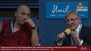 The Karmapa visits the University of Lausanne