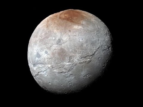 STUNNING IMAGES OF "CHARON" PLUTO LARGEST MOON'S OCTOBER 2, 2015