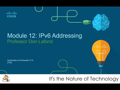 NetAcad ITN Module 12 -  IPv6 Addressing PowerPoint Presentation