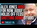 Alex Jones WINS For Now, Judge Holds Off Feds SHUTTING DOWN His Studio