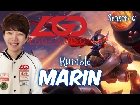 LGD MaRin RUMBLE Top vs Quinn - Patch 6.1 KR | League of Legends