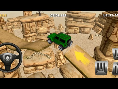 Mountain climb 4x4 offroad car driving - Jeep offroad stunt All level