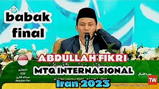 Download lagu Terbaru!!! Qori Abdullah Fikri,juara 3 terbaik dari 38 negara,MTQ tingkat internasional Iran 2023 mp3