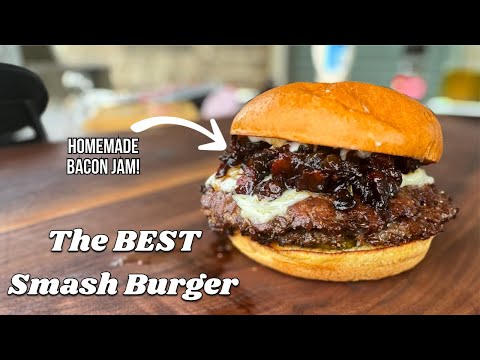 Smash Burger with Bacon Jam