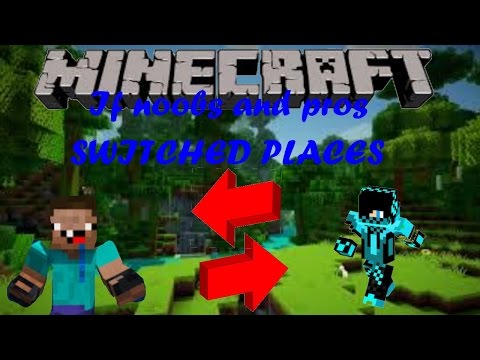 If Noobs and Pros Switched Places - Minecraft