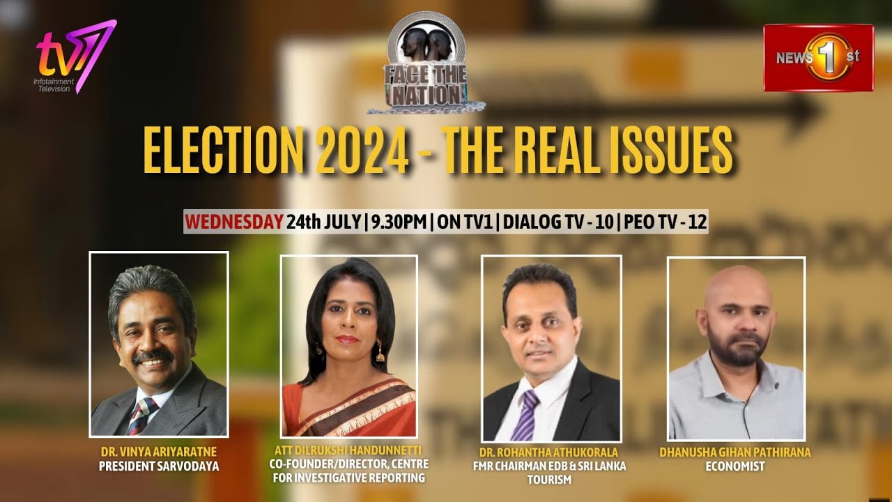 ELECTION 2024 – THE REAL ISSUES, on Face The Nation. July 24 at 9:30 p.m.