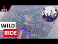 Heart-stopping stunt that sent London into a spin | 7 News Australia