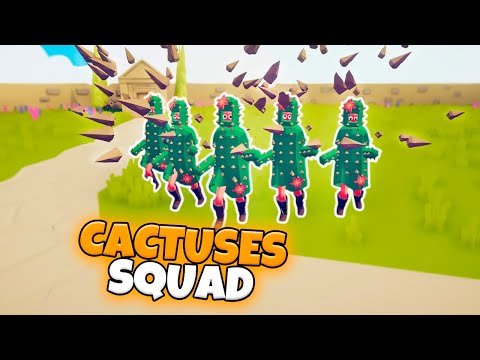 CACTUSES SQUAD VS EVERY FACTION | TABS WILD WEST UPDATE