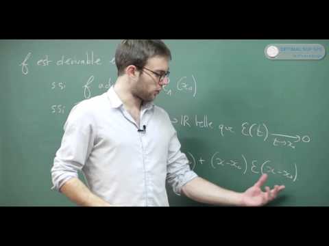 Fonctions : dérivabilité. Cours Maths Sup, Prépa HEC, BCPST
