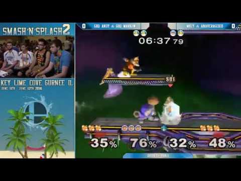 SNS2 - GHQ Andy + GHQ Markow vs MVZY + AnAverageKid - Melee Doubles Pools