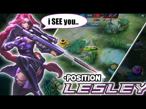 LESLEY TRIPPLE KILL WALANG TAKAS / GUIDE / POSITION / MLBB / MOBILE LEGENDS