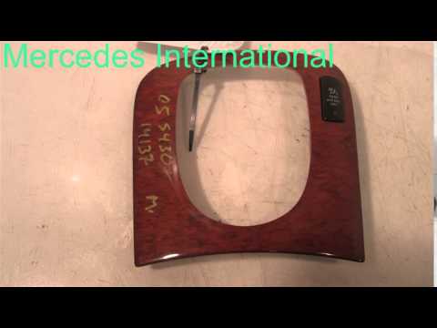2005 Mercedes S430 WOOD TRIM W/Airbag Off Indicator - mbiparts.com Used OEM Mercedes Parts - ... OEM