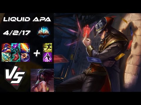 Team Liquid APA MID Twisted Fate vs Akali - NA Challenger Patch 25.20