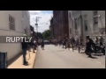 Car Hit With Bat At Charlottesville