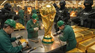  Mengintip Proses Pembuatan Trofi Piala Dunia 2026 Senilai US$20 Juta
