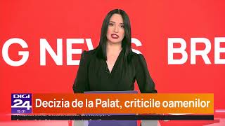 🟣 Știrile Digi24 de la ora 15 – 15 iunie 2026 | Declarații ale premierului desemnat, Adrian Veștea