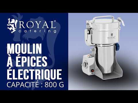 Moulin à épices électrique - 800 g - 2 400 W