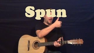 Spun (Sublime) Easy Guitar Lesson Strum Chord How to Play Spun Tutorial