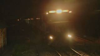 preview picture of video 'A late night drive by tooting - triple CFCLA GL's with awesome train horn sound - PoathTV'