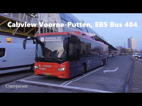 Cabinerit Bus Spijkenisse - Hellevoetsluis - Rockanje, EBS R-net Lijn 404