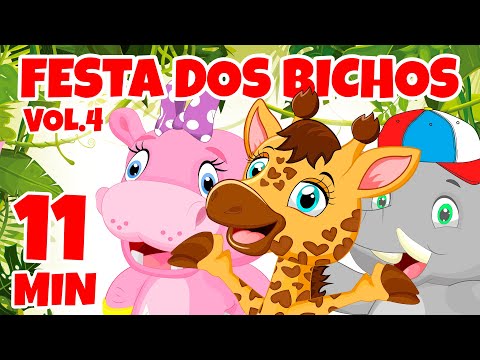 Festa dos Bichos Vol. 4 - Giramille 11 min | Desenho Animado Musical